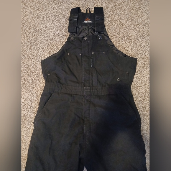 Ridgecut Men's Heavy-Duty Rigid Duck Insulated Bib Overalls.. - Picture 2 of 16